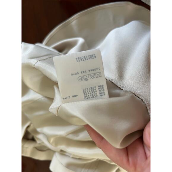 Mimmina 2 piece formal set wedding Victorian dress blazer vintage ruffle,  44 10 - Picture 13 of 16